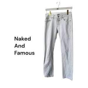 NAKED&FAMOUS Denim | Skinny Guy | 32/34 | Grey Selvedge